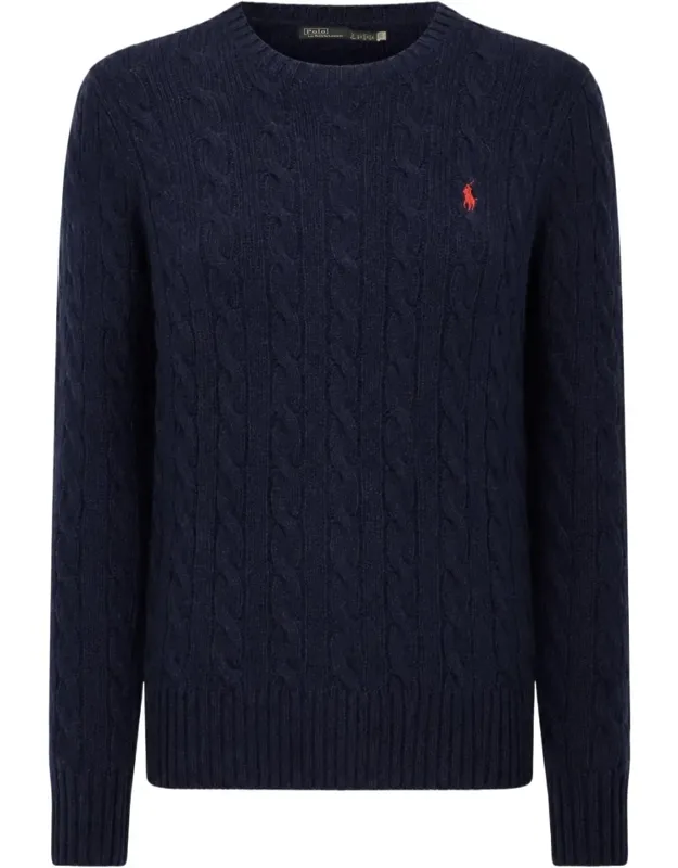 Slim Fit Cable Knit Sweater