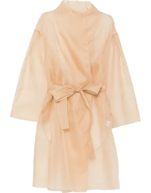 Sheer Belted Jacket