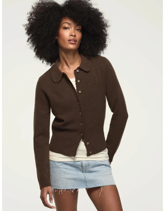 Peterpan Collar Cardigan