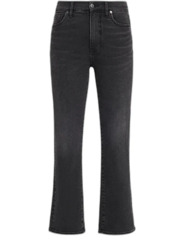 High-rise Straight-leg Jeans