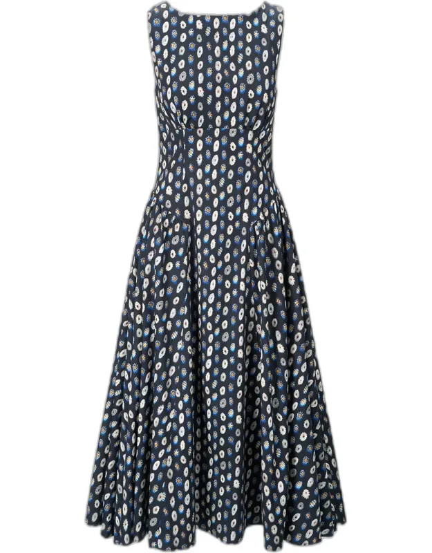 Printed Midi Dress