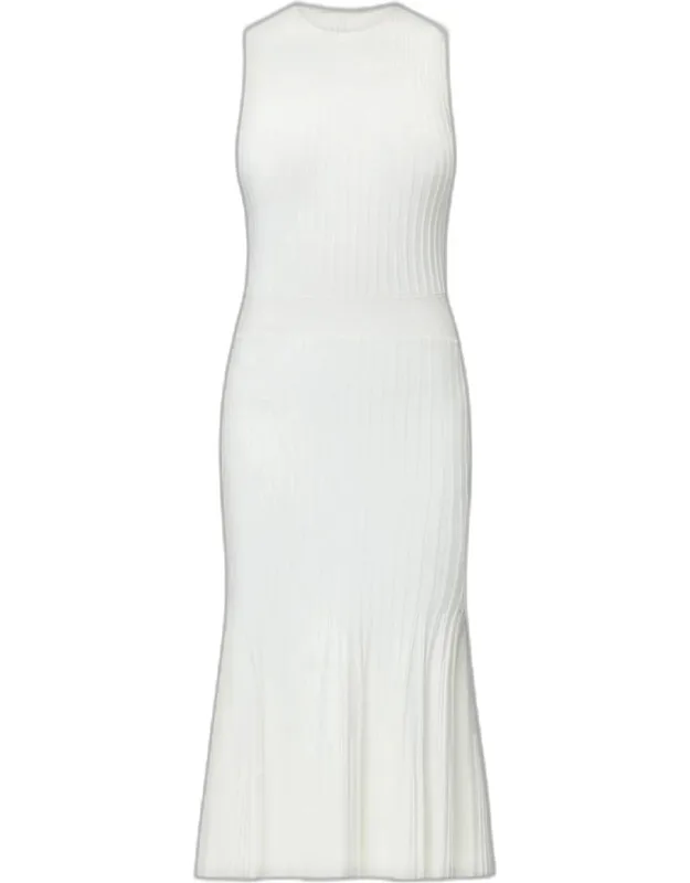 The Rib-knit Midi Dress