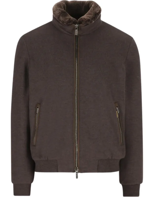 Plush Lined Zip-up Jacket