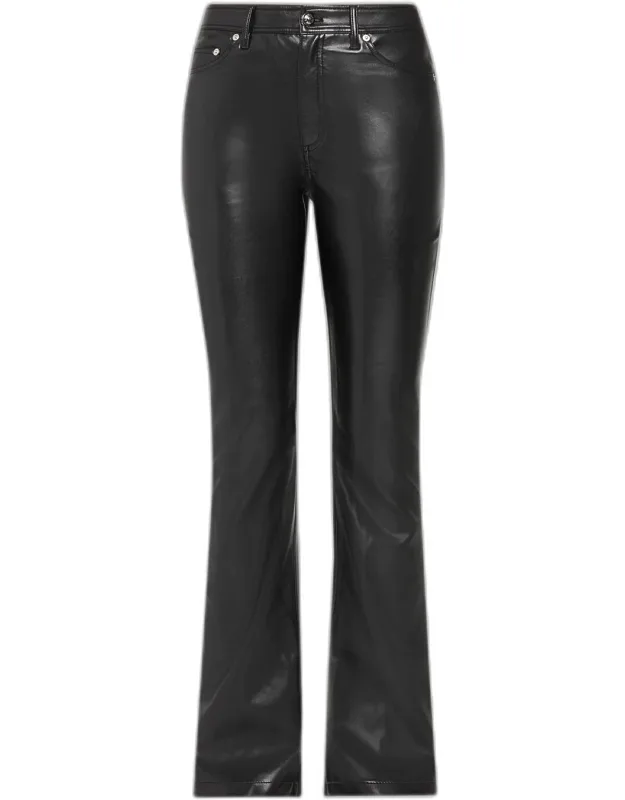 Faux-leather Pants