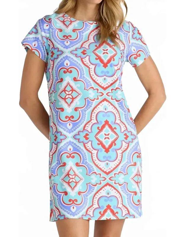 Ella Short Sleeve Mini Dress