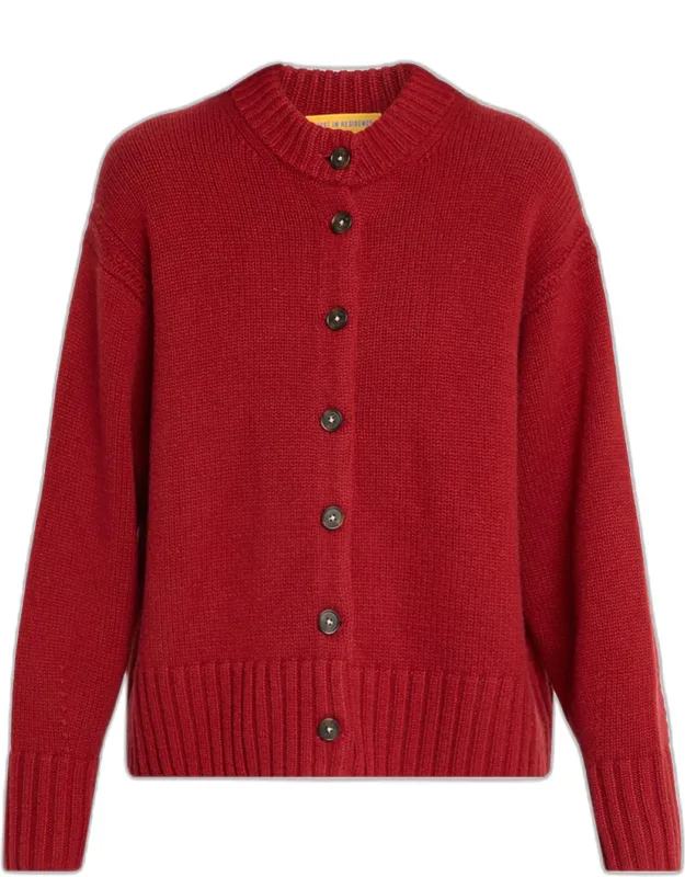 Cozy Cashmere Crewneck Cardigan