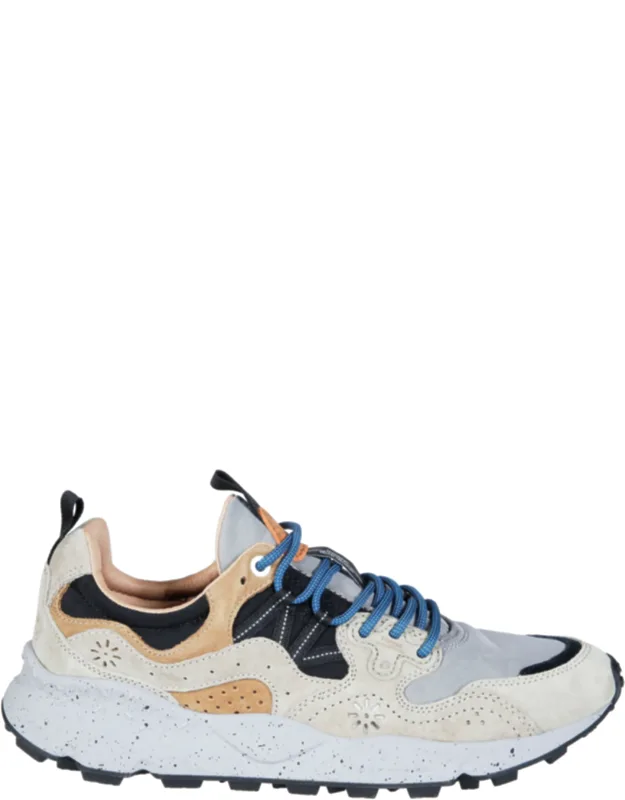 Yamano 3 Suede-blend Layered Speckled Midsole Sneakers
