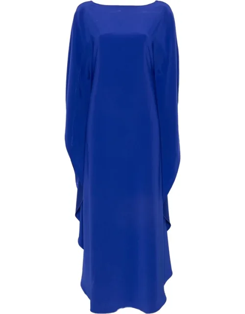 Iris Cape-style Slit-sleeve Maxi Dress