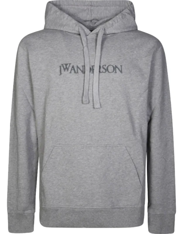 Classic Hoodie With Embroidered Logo