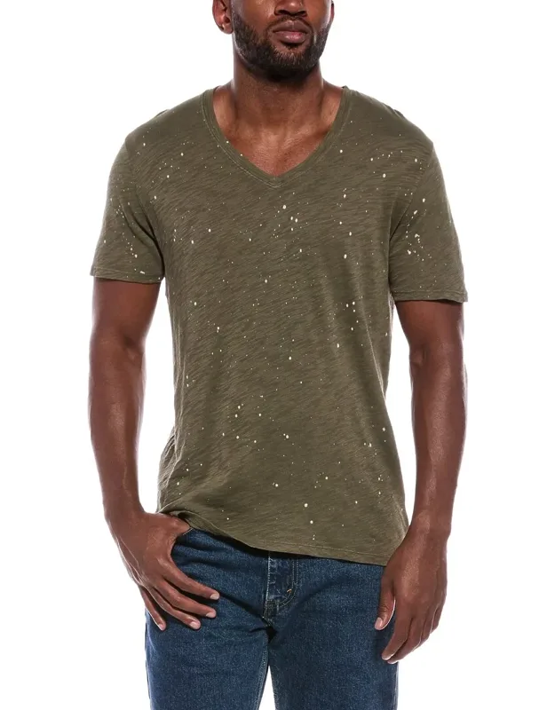 Slub Jersey V-neck Shirt