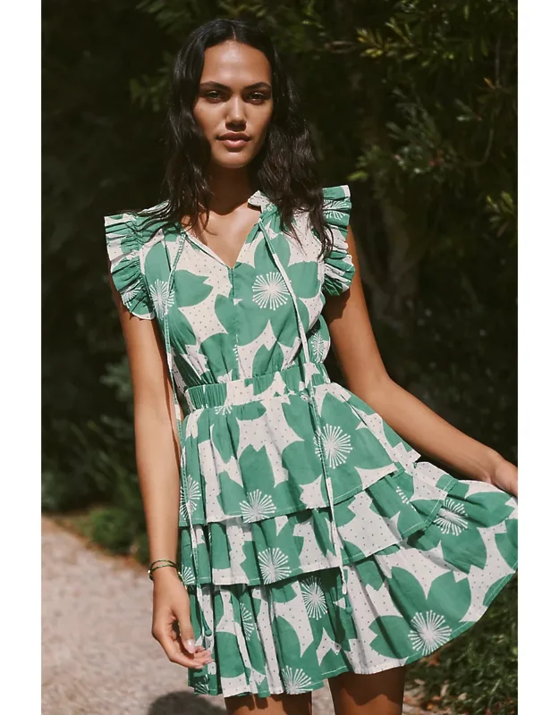 Tiered Mini Dress