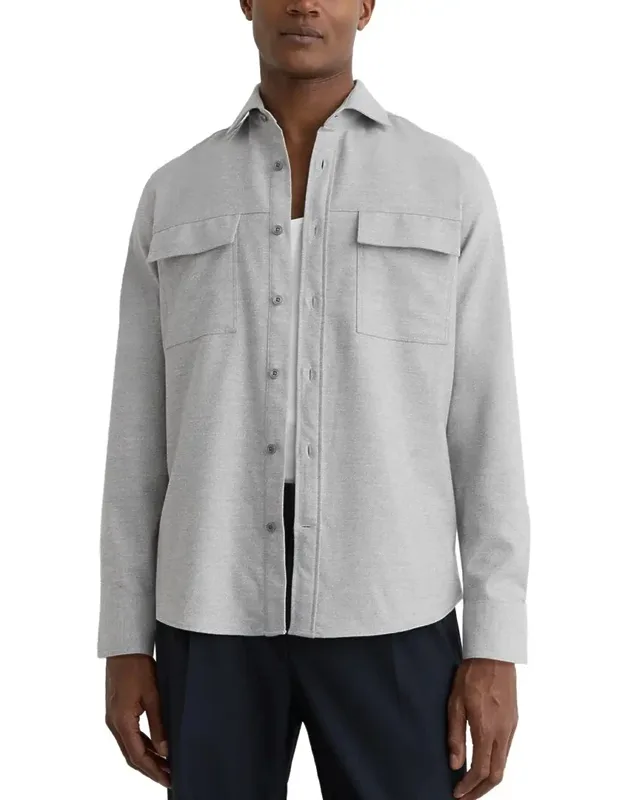 Chamber Brushed Twin Pocket Casual Shirt