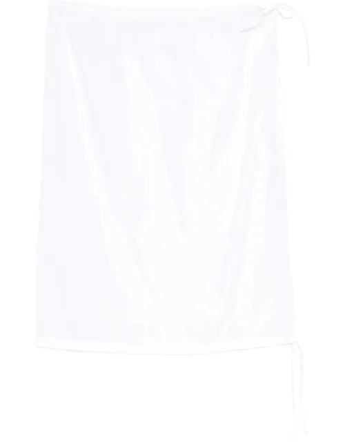 Drawstring-fastening Skirt