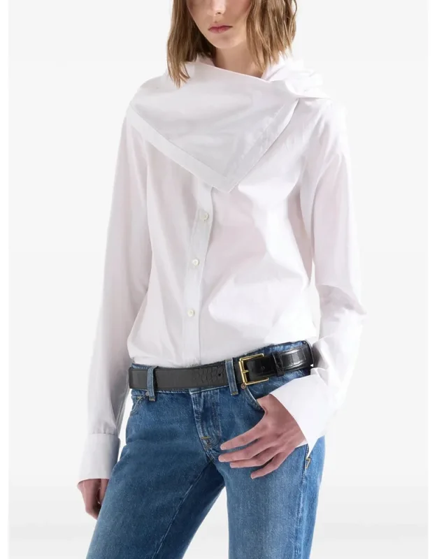 High Neck Long Sleeve Shirt