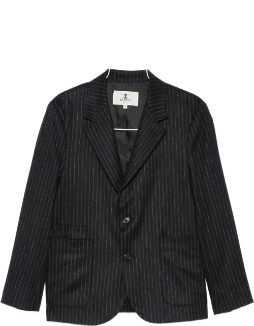Pinstripe-pattern Blazer