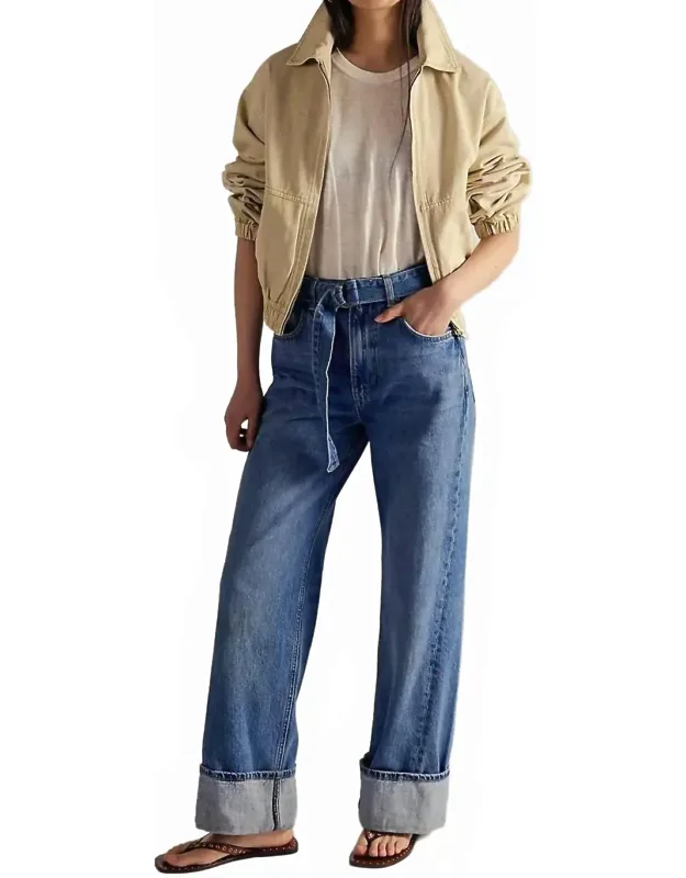 Cuffed Jeans