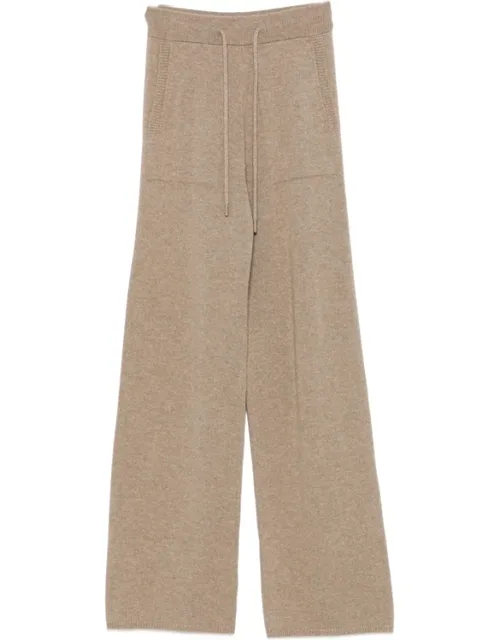 Drawstring-waist Knitted Trousers