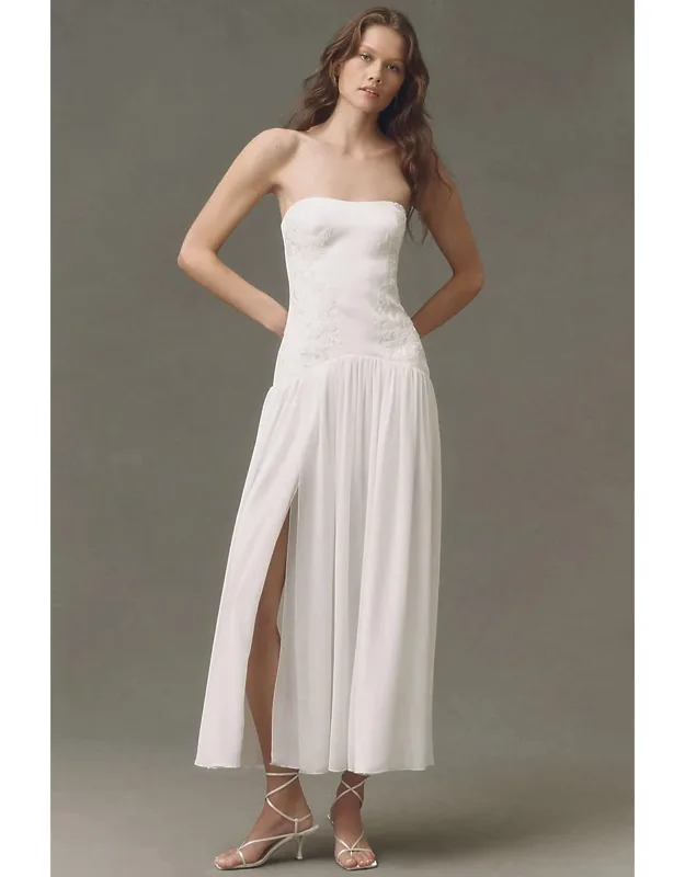 Deco Bustier Maxi Dress