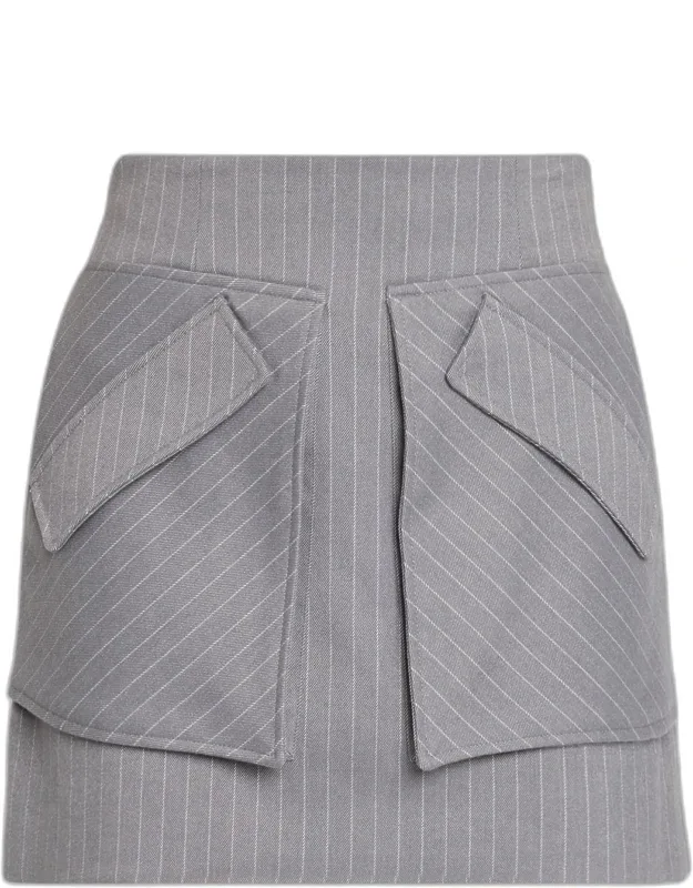 Pinstripe Skirt