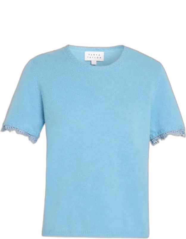 Cashmere Short-sleeve Sweater
