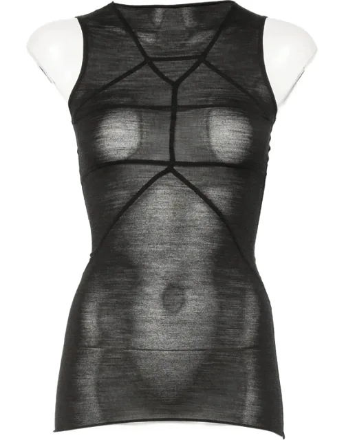 Sheer Panelled Top
