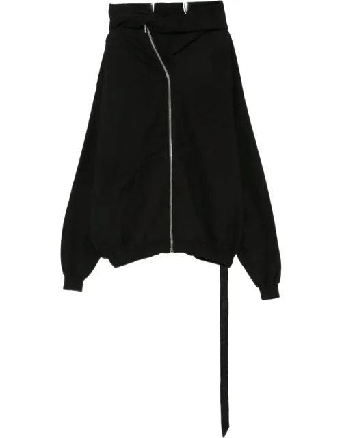 Mountain Hun Asymmetric Zip-up Hoodie