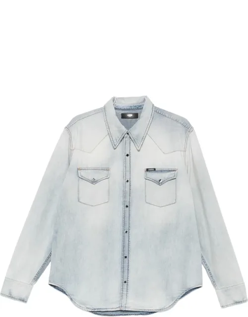 Western-style Denim Shirt