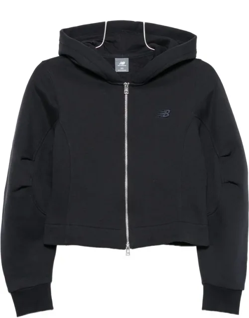 Logo-embroidered Zip-up Hoodie