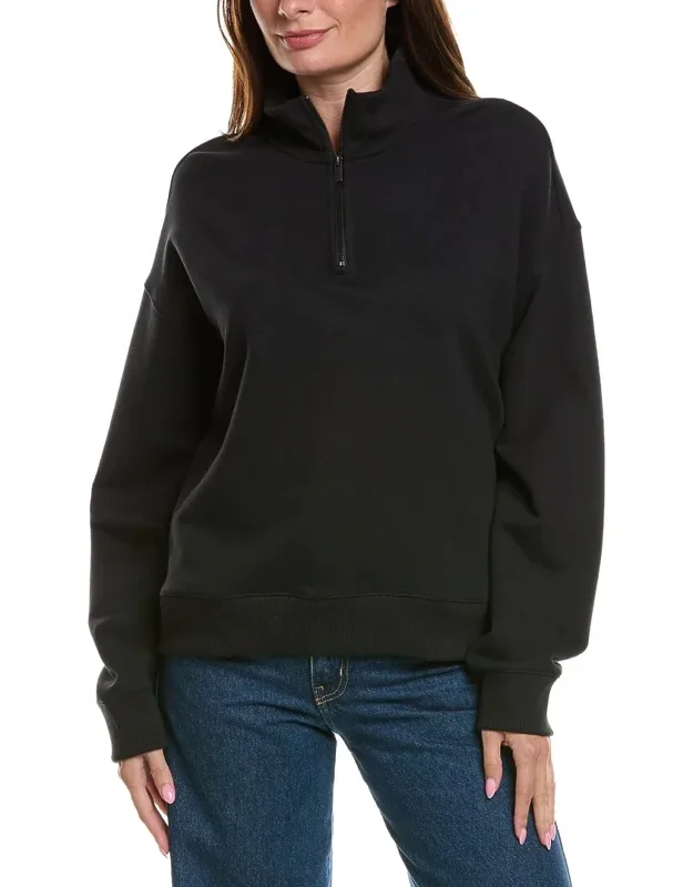 Goldie Mock Neck 1/4-zip Sweater