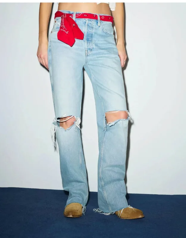 90s High Rise Loose Jeans
