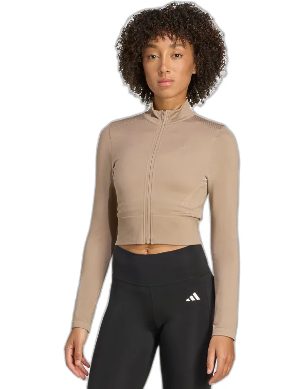 Workout Essentials Full-zip Knit Jacket