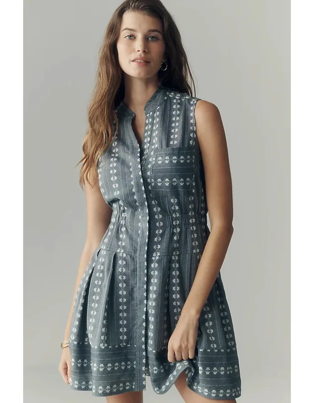 Sleeveless V-neck Dress