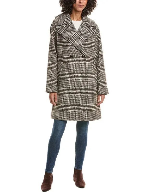 Wool-blend Coat