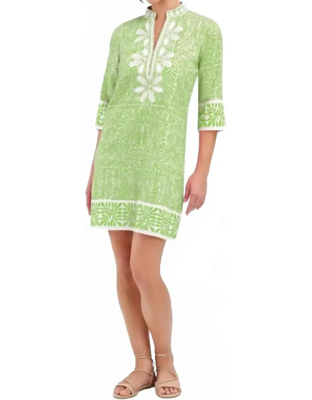 3/4 Sleeve Tunic Dress