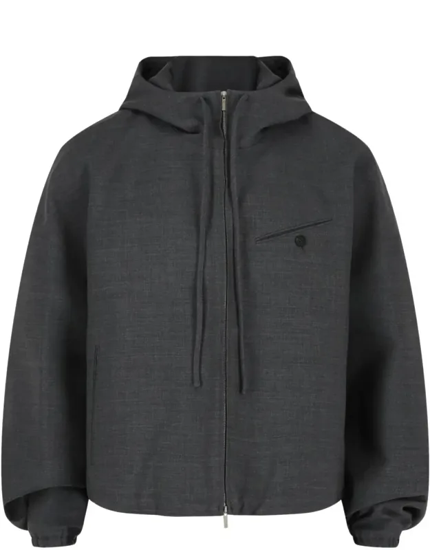 Wool Zip-up Jacket