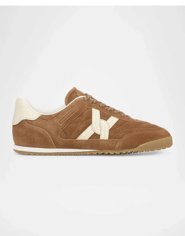 Mixed Leather Low-top Sneakers