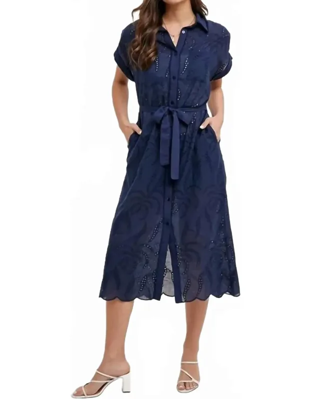 Boho Eyelet Dress