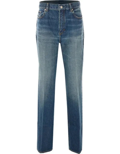 Zip-up Bootcut Jeans