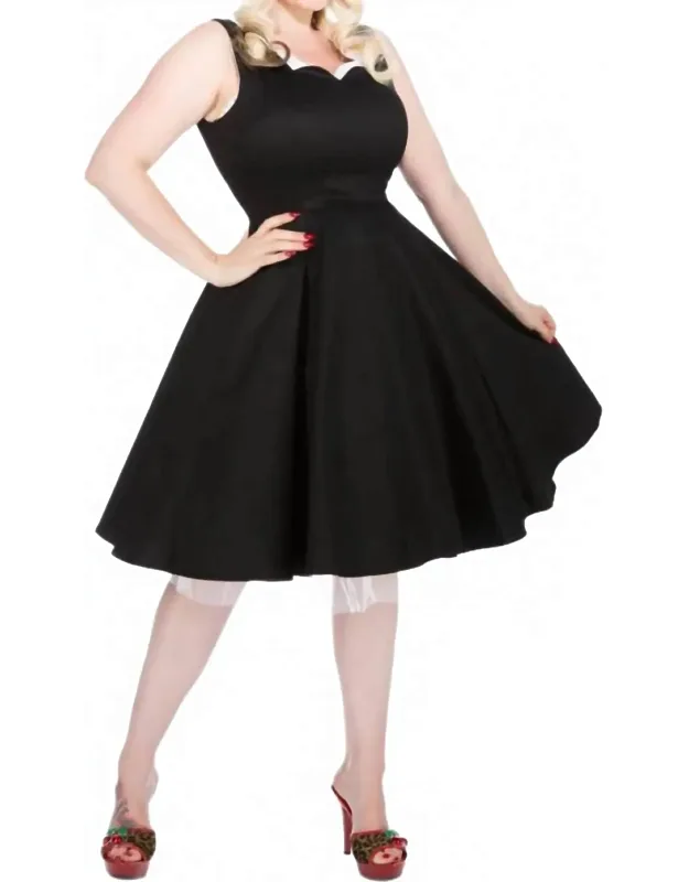 Neck Swing Dress