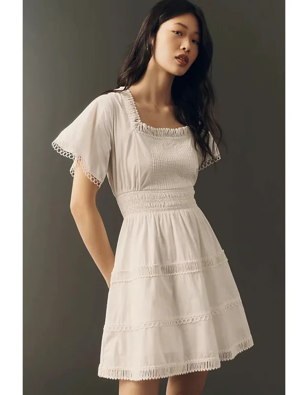 Square-neck Mini Dress