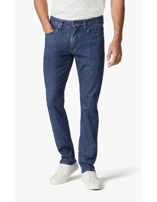 _courage Straight Leg Jeans In Kona With Stretchy Fabrication And Flattering Silhouette_