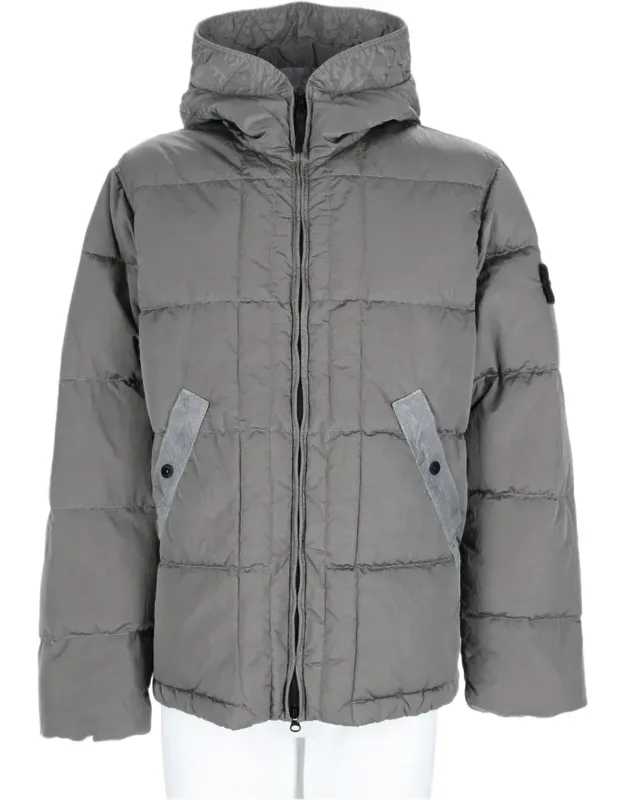 Quilted Hooded Sports Jacket