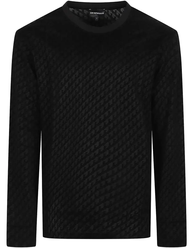 All Over Logo Print Long-sleeve T-shirt