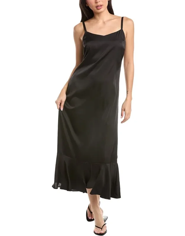 Flounce Slip Dress