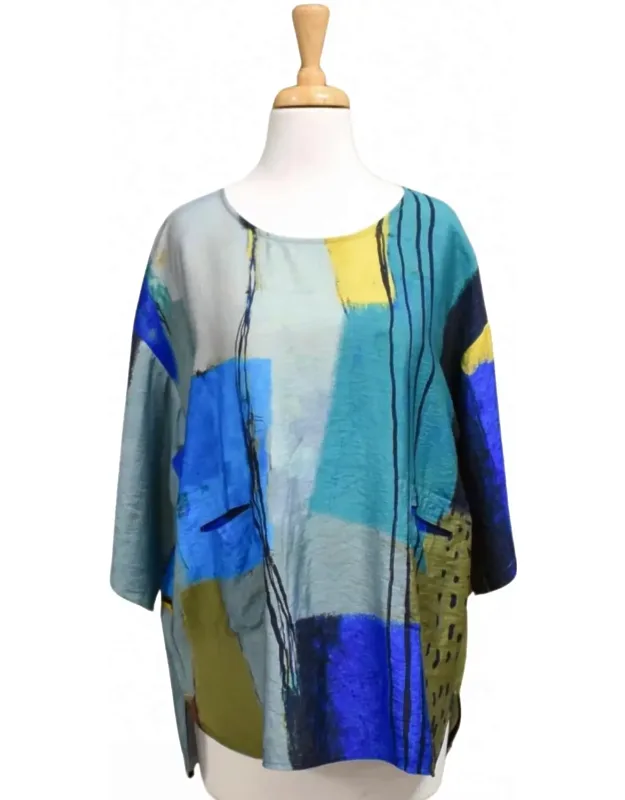 Abstract Squares Tunic