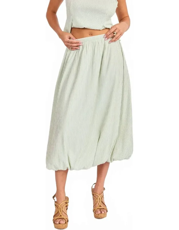 Bubble Midi Skirt