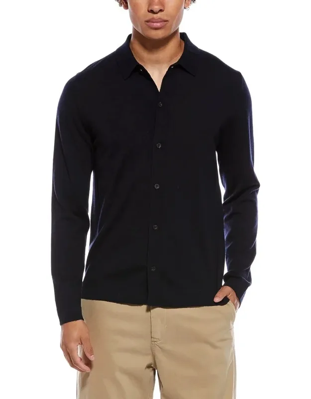 Knit Wool & Cashmere-blend Shirt