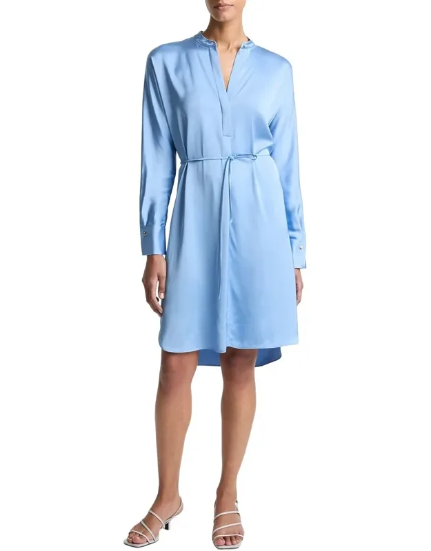 Band Collar Dress