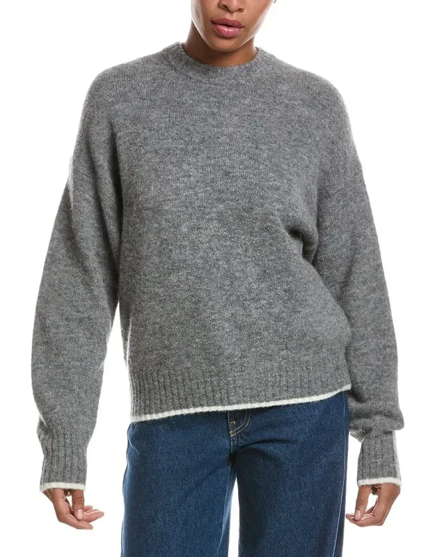 Cloudsoft Drop-shoulder Wool & Alpaca-blend Sweater
