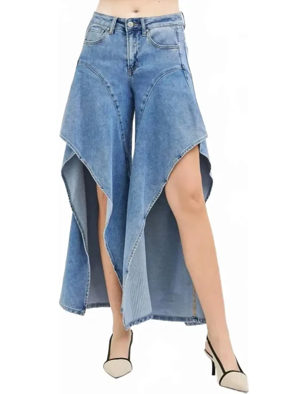 Slouch Wide Leg Jeans